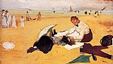 Beach Scene by Edgar Degas